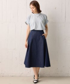 組曲 L 【WEB限定】ライトジョーゼット袖タック ブラウス