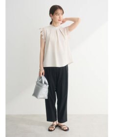 Green Parks ・ＥＬＥＮＣＡＲＥ　ＤＵＥ　リネンライクレースブラウス