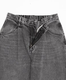 WEGO タックワイドストレートデニム