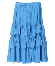 earth music&ecology ランダムティアードボリュームスカート