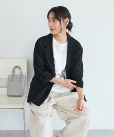 CRAFT STANDARD BOUTIQUE リネンライクオーバーサイズジャケット