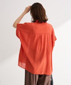 Green Parks タック入りオーバーサイズシャツ