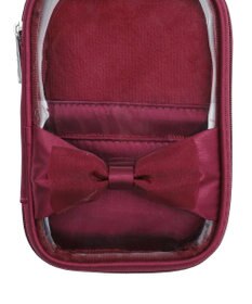 WEGO 【痛バ＆推し活グッズ】ダブルリボンサテンアクスタポーチ