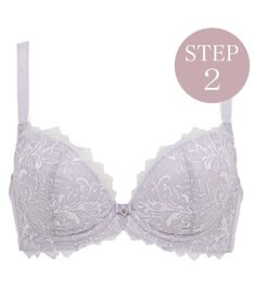 BRADELIS New York 【BRADELIS New York】ナオミステップ2ブラ23S2 バストを寄せて丸い女性らしい谷間をつくる補正ブラ