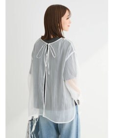 Green Parks ・ＥＬＥＮＣＡＲＥ　ＤＵＥ　２ｗａｙシアーブラウス