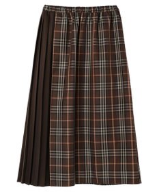 Green Parks アシメサイドプリーツスカート