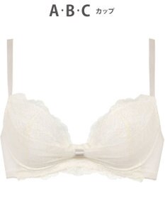 WACOAL 【ファーストリボンブラ】 ブラジャー 【若い世代の体型特徴を考えた設計仕様】 きれいな谷間をメイクしてキープ まるみのあるシルエット レディース BRB409 /ワコール