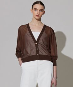 ICB L 【洗える】ドライシアーカーディガン