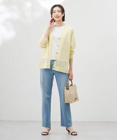 J.PRESS LADIES 【洗える】BASIC STRETCH DENIM ボーイフィット パンツ