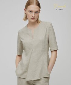 BEIGE， CAROLE / ペプラムブラウス