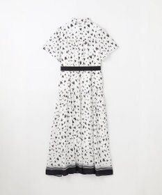 GRACE CONTINENTAL ハートレオパードプリントワンピース