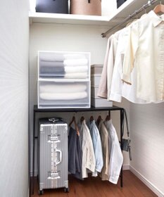 tower 伸縮キャリーケース上ラック タワー ブラック