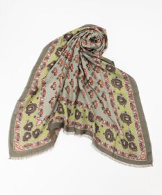 JOSEPH ABBOUD 【インド製】スモールクレストパターンショール