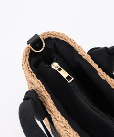 LA BAGAGERIE 【MONICA】リボンハンドル2WAYかごバッグ