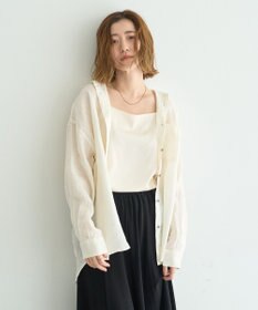YECCA VECCA 3wayフレンチリネンシャツ