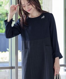 Tiaclasse クロスリボンデザインブローチ