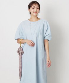 MOONBAT 【晴雨兼用日傘】LANVIN en Bleu (ランバン オン ブルー) 長傘 ドビーフリル 遮光 遮熱 UV