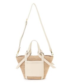 23区 【先行予約】VIOLAd'ORO アバカ レザーポケット 2WAY トートバッグ