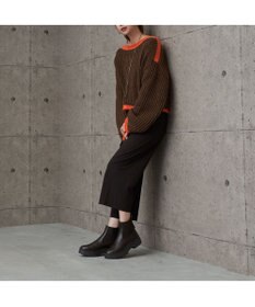 MODE ET JACOMO <carino>厚底サイドゴアブーツ