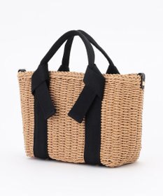 LA BAGAGERIE 【MONICA】リボンハンドル2WAYかごバッグ