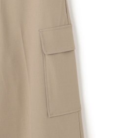 UNFILO ウールライク カーゴワイドパンツ