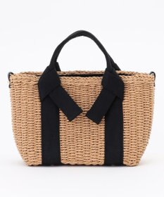 LA BAGAGERIE 【MONICA】リボンハンドル2WAYかごバッグ