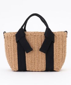 LA BAGAGERIE 【MONICA】リボンハンドル2WAYかごバッグ