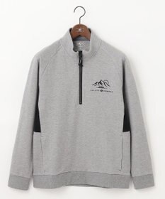 JOSEPH ABBOUD MOUNTAIN 【UNISEX】オーガニックコットン ビンテージインレーハーフZIP