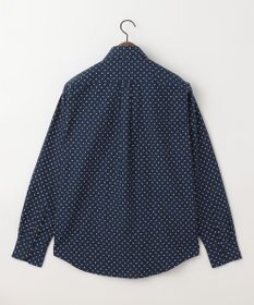 JOSEPH ABBOUD 【オーガニックコットン】フランネルペイズリー柄プリント シャツ