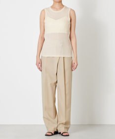 NAVE 【Nave・洗える】ガーゼフライス タンクトップ