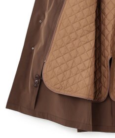 J.PRESS MEN スタンドカラーコート / デタッチャブルフード