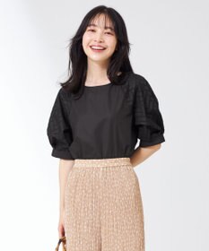 ANY SIS 【洗える】エンブロイダリーラグラン ブラウス