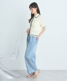 earth music&ecology 【予約】リブニットカーディガン