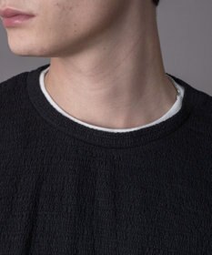 WEGO 【ユニセックス着用ITEM】ワンポイントフェイクレイヤードT（SS）