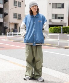 WEGO 【ユニセックス着用ITEM】デニムスタジャン