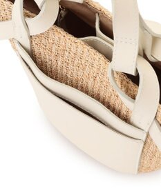 23区 【先行予約】VIOLAd'ORO アバカ レザーポケット 2WAY トートバッグ