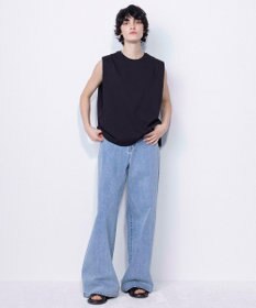 NAVE 【ReNAVE　洗える】ワイドストレッチデニム