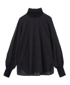 BEIGE， MOYE / ニットドッキング ロングスリーブブラウス