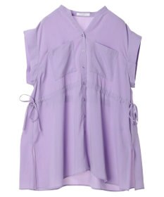 Green Parks ウエストドロストフレンチスリーブチュニック