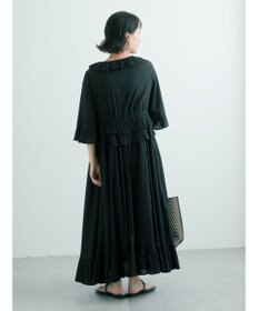 Te chichi コットンローンラッフルフリルドレス