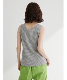 Green Parks ボーダーリブタンクトップ