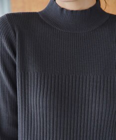 Tiaclasse 【安田美沙子さん着用・新色・XSサイズ追加】リブ切替ニットワンピース