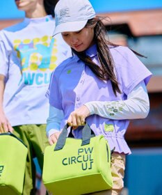 PW CIRCULUS 【WOMEN】ギャザリングシャツ  ゴルフウェア レディース パープル系