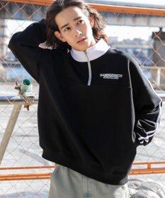 WEGO ヘビーウエイトラインスリーブプルオーバー