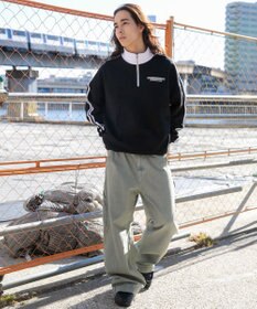 WEGO ヘビーウエイトラインスリーブプルオーバー