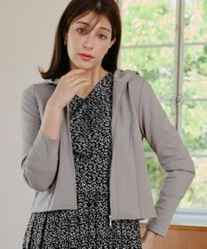 Tiaclasse 【UVカット・吸水速乾・洗える】 “きれい見え” カットソーラインフードパーカー