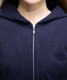 Tiaclasse 【UVカット・吸水速乾・洗える】 “きれい見え” カットソーラインフードパーカー