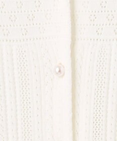 組曲 【前後着用可】MINAレーシーニット カーディガン