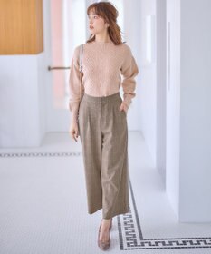 ANY SIS S 【洗える】ラメケーブル ニット