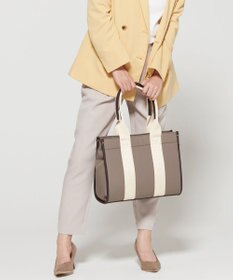 LA BAGAGERIE ロゴテープトートバッグ　Mサイズ